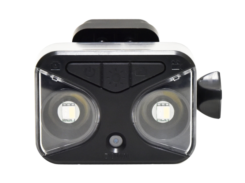 前後両対応サイクルライト付き自転車用ドライブレコーダー