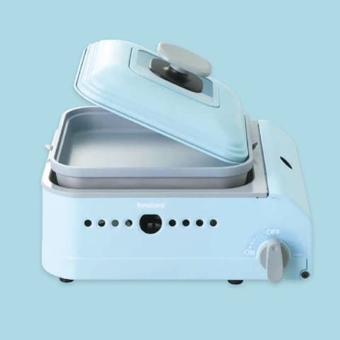イワタニ、カセットガスで焼くシンプルなホットプレート「ミニマル