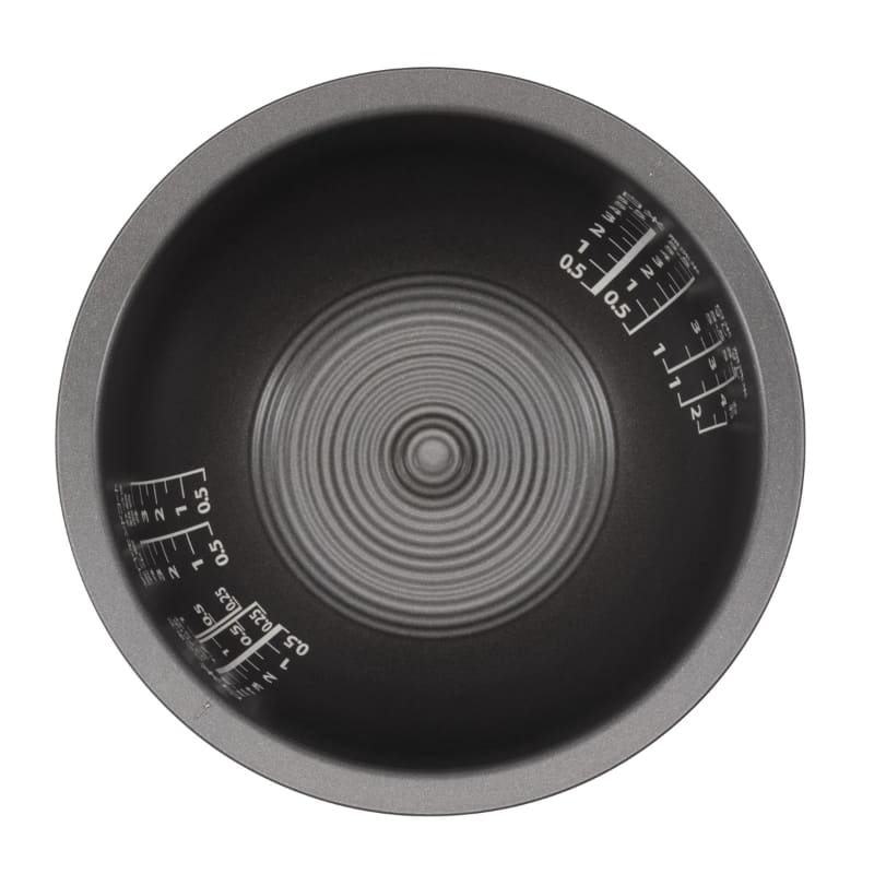 釜底の中心を膨らませた新設計