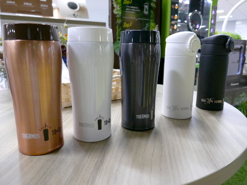 サーモス提供のマイボトルを利用