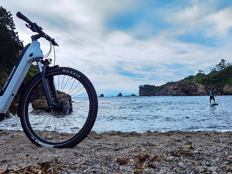 e-bikeとコンパクトSUPの組み合わせが本当に最高です