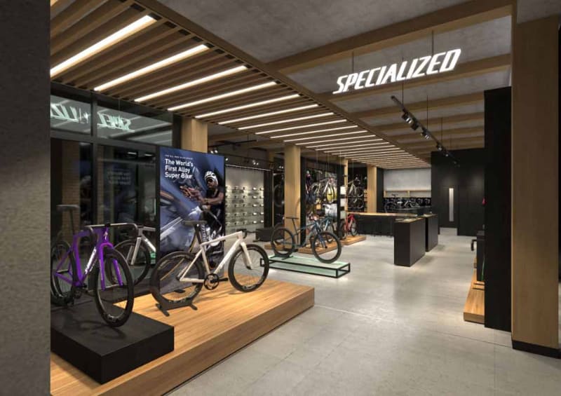 スペシャライズドの北海道での直営店は初。エクスペリエンスセンターはアジア初となる &copy;スペシャライズド