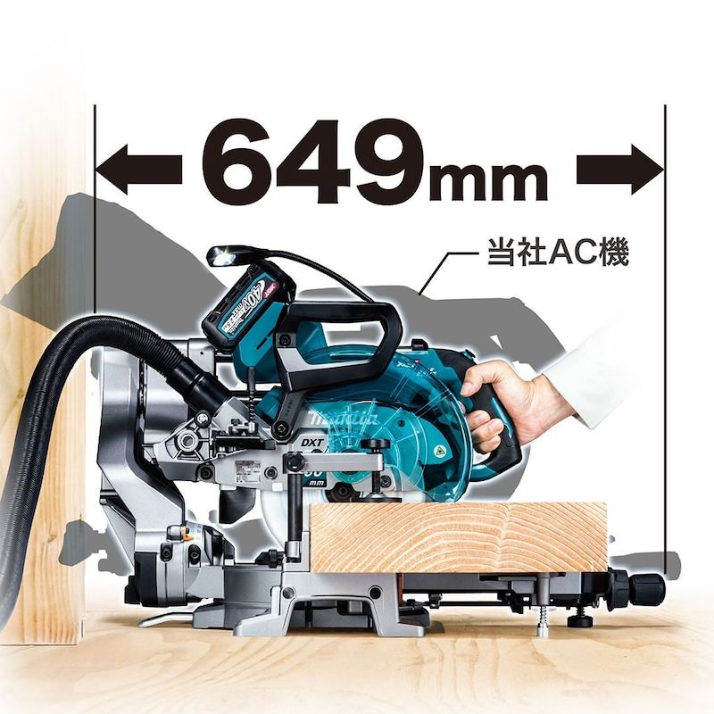本体の奥行は649mmと、従来機よりもコンパクトな設計