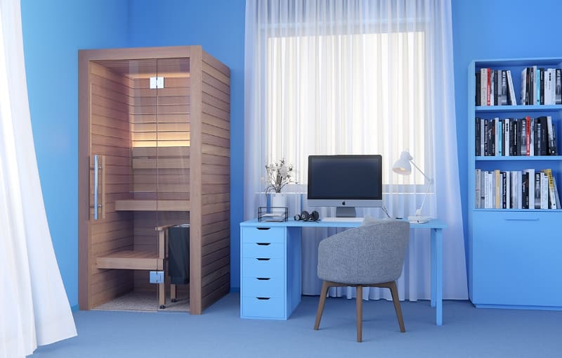 書斎にも設置できるコンパクトさ