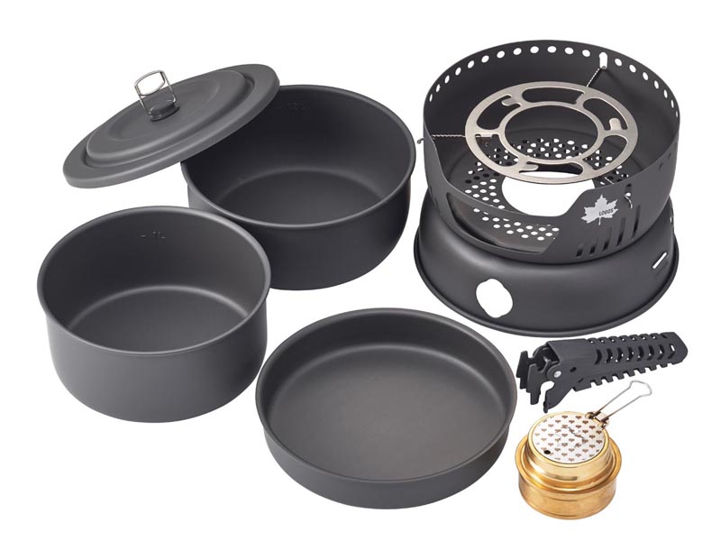 LOGOS アルコールバーナー&クッキングセット