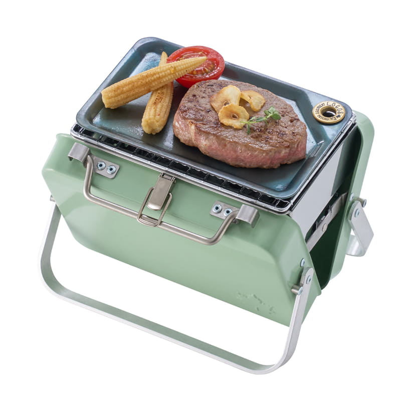 別売の「グリルアタッシュmini」にぴったりのサイズ