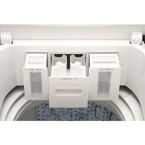 液体洗剤/柔軟剤の自動投入タンクを備えた