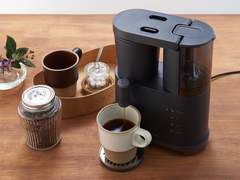 コーヒーを淹れる場合は、ミルホルダーをセット