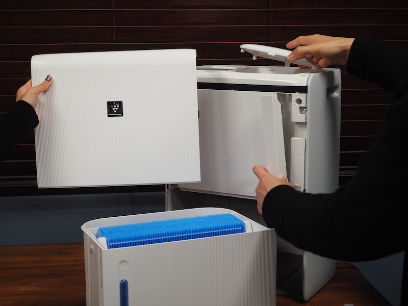 細かく分解できるので、隅々まで拭ける