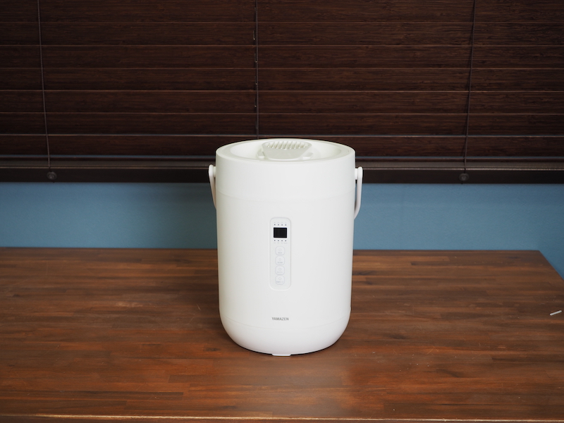 スチーム式の山善「スチーム式加湿器 KS-GC28」
