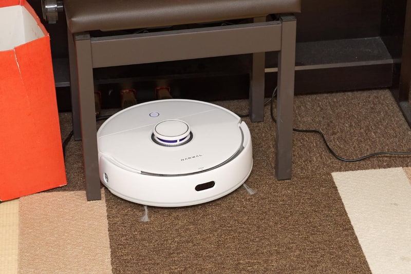 狭い場所も縫うように入り込んできれいにしてくれた