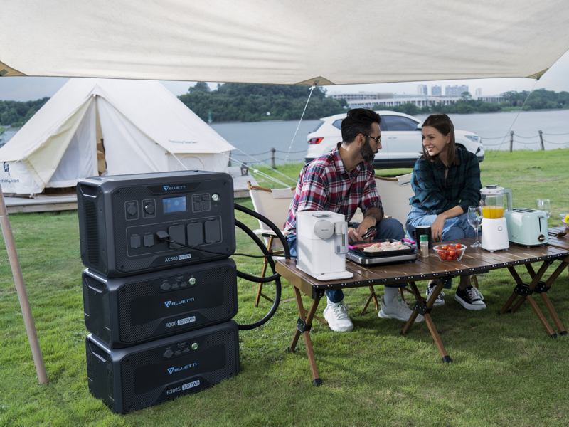 オートキャンプでも家庭用調理家電がそのまま利用可能