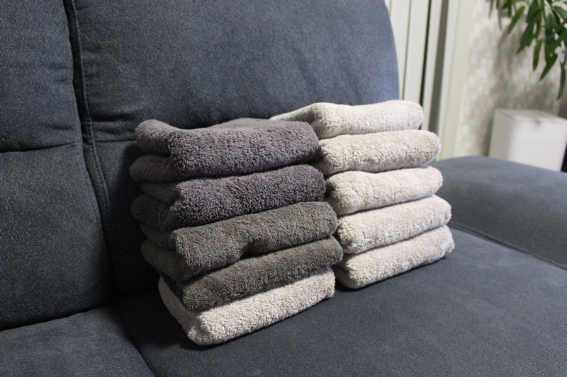 タオルをふっくら乾かせます。肌あたりも優しくなりました