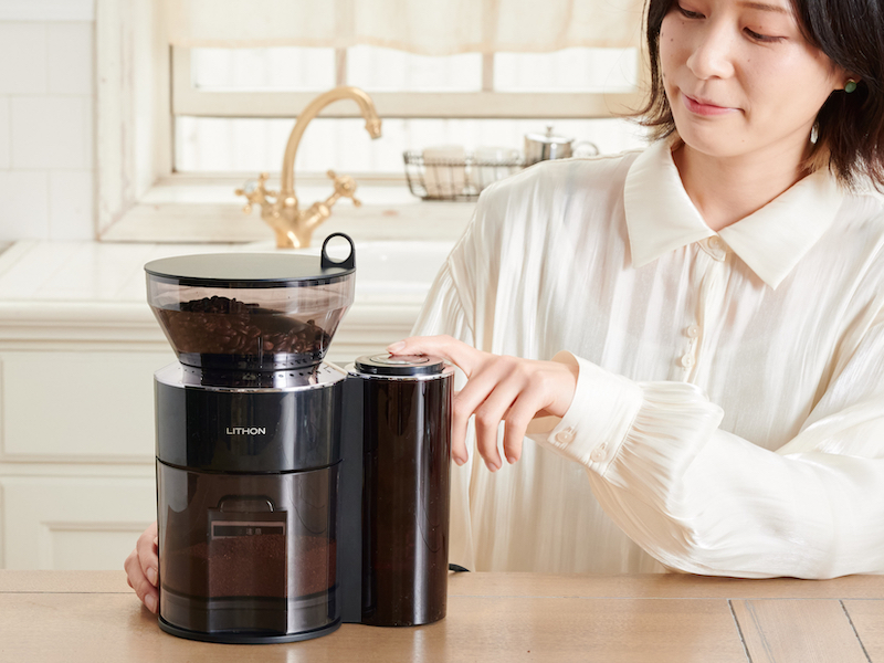 重量感知式コーヒーグラインダー HAKARU