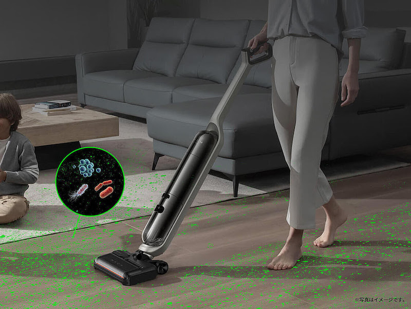 無数の菌やバクテリア、皮脂汚れ、食べこぼし汚れなどの見えない汚れまで取り除く