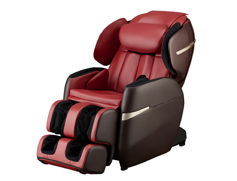 マッサージチェア M23(レッド×ブラウン)