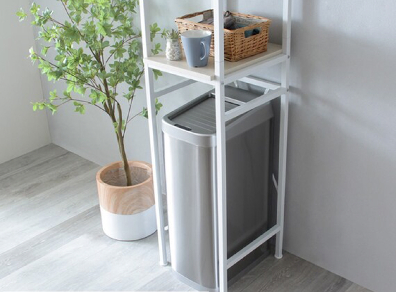 フタがかさばらないため省スペースで設置できる