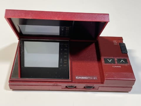 CASIO カシオ ポケットテレビ TV-50 CASIO」ポケット テレビ TVー50（思い出家電】未来を感じた