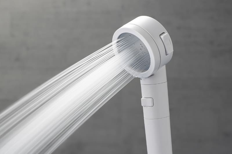 水流は「ハード」。しっかり頭皮洗浄できる