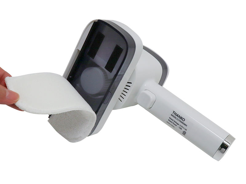 モップは取り外して洗えるので、いつでも清潔に使える