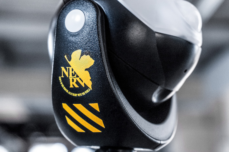 アーム部分のNERVマーク