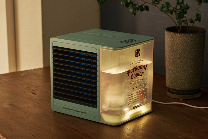 やわらかな灯りのLEDライトを搭載