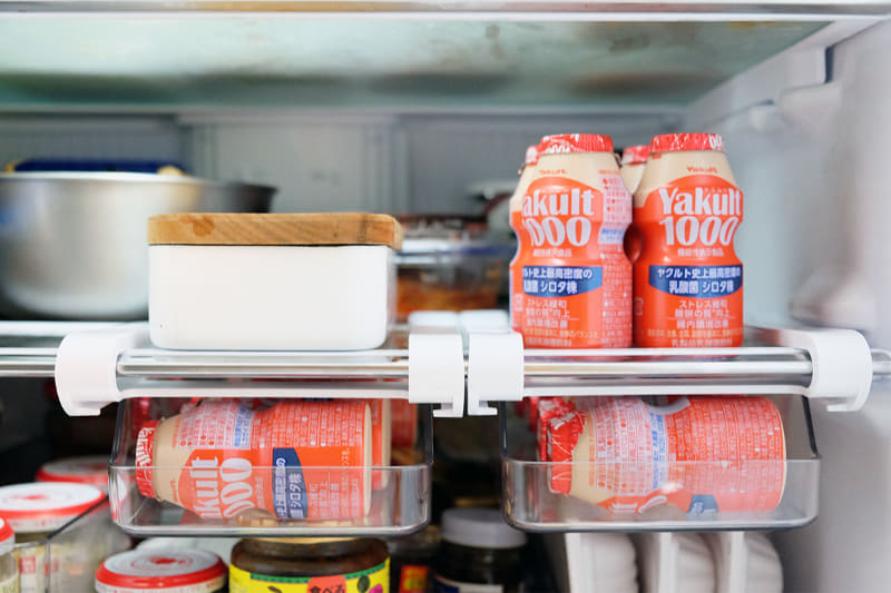 2ケースセット後の庫内