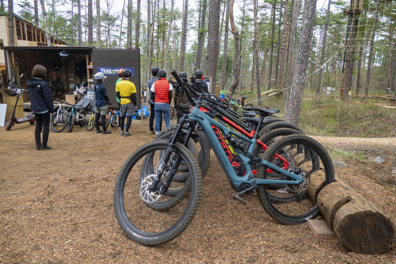 e-MTBがレンタルバイクとして用意されているので、体験してみたい人にオススメ