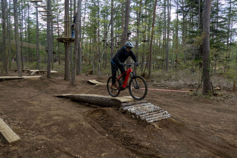 ウッドでセクションが作られた「バランスガーデン」はかなり遊べます