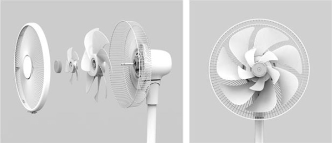 独自開発のDUAL BLADE(二重構造羽根)を搭載