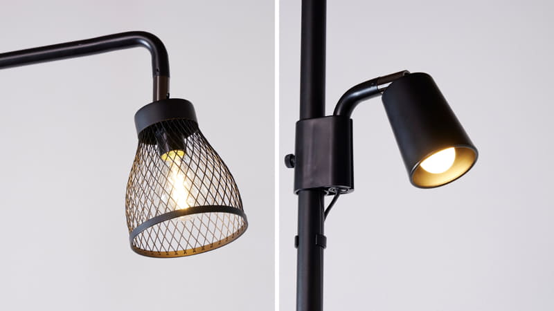 アームライトタイプ(左)と、スポットライトタイプ(右)