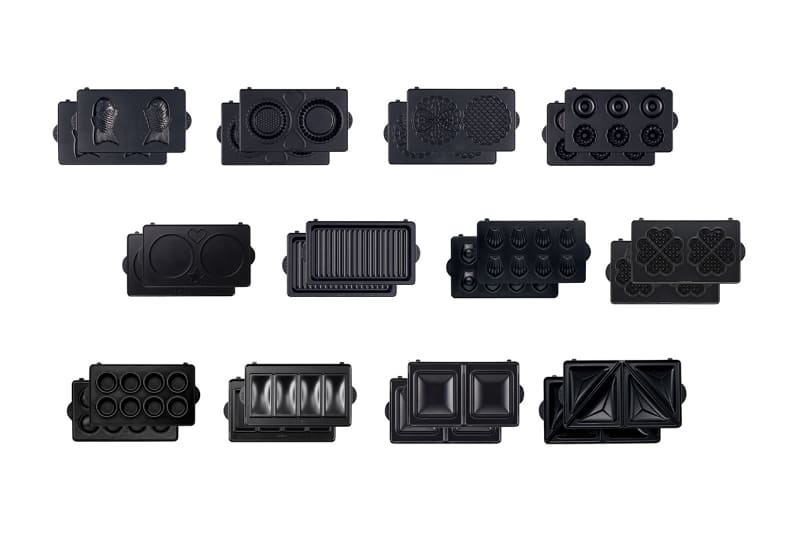 別売で、12種類のオプションプレートを用意する