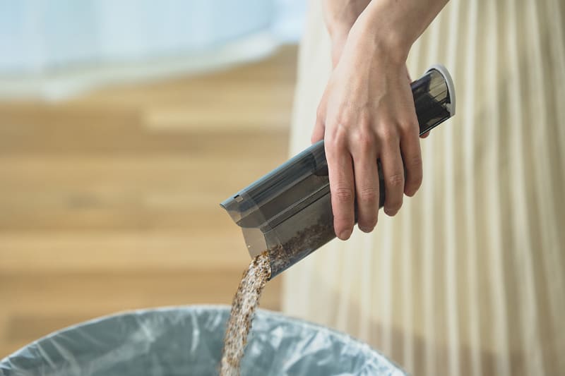 ゴミ捨ては簡単