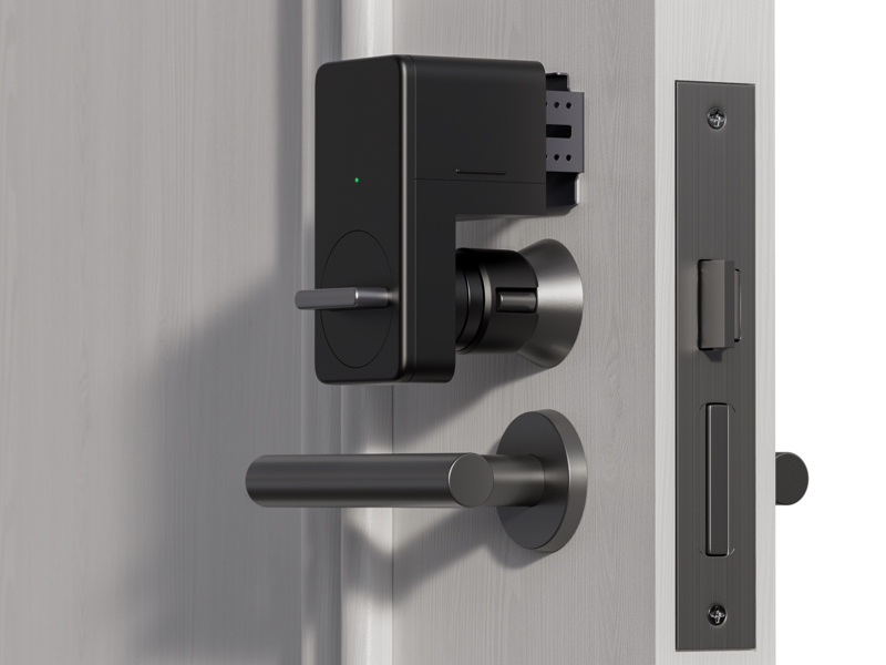 「SwitchBot ロック」を玄関ドアのサムターンに装着