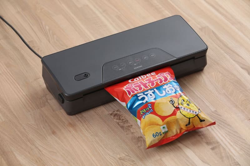 食べきれなかった菓子類などを保存するシーラーとしても活躍する