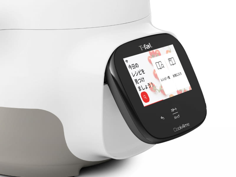 4.3インチのカラータッチパネルを採用