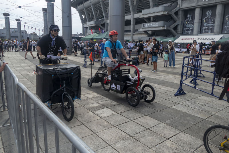 別のSTREEKも発見。こちらはトレーラーも装着しています