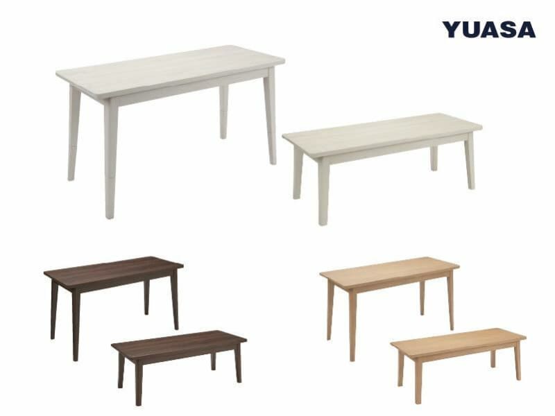 カラーはホワイトウォッシュ、ブラウン、ナチュラルの3色