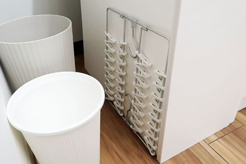 本体が薄いため、使わないときはコンパクトに収納できる