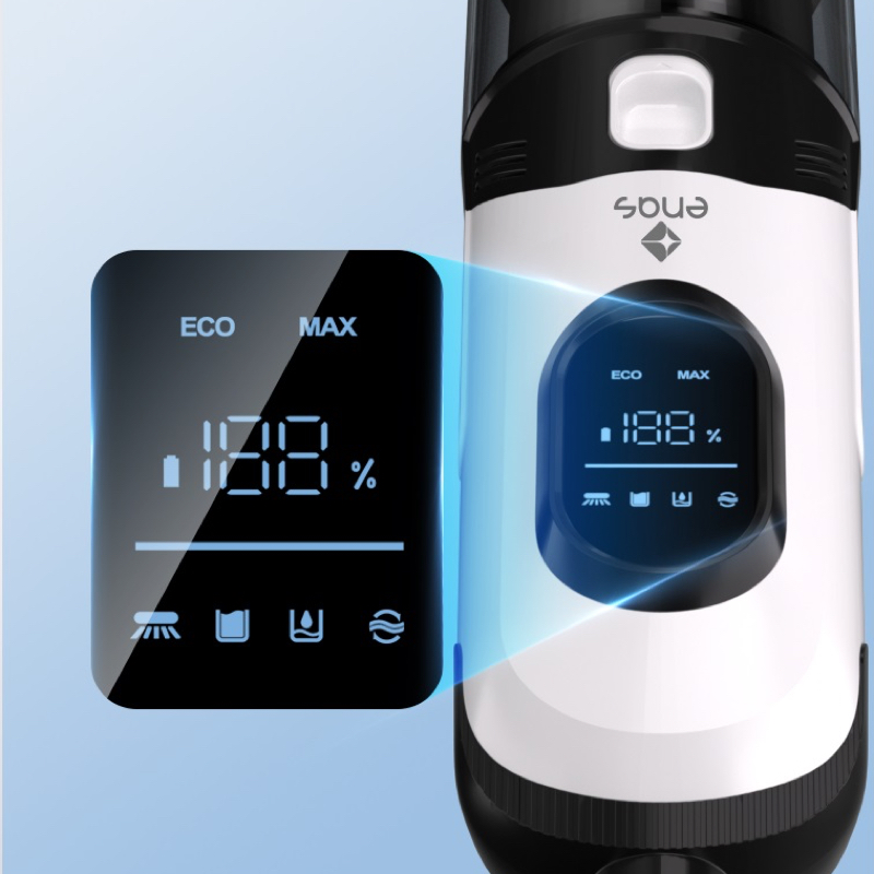 バッテリー残量は液晶に表示される