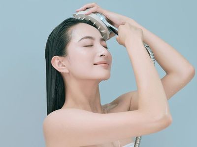 スカルプブラシで頭皮をマッサージできる