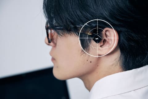サングラス 骨伝導イヤホンメガネの人 GLASSHORN Sunglasses Square