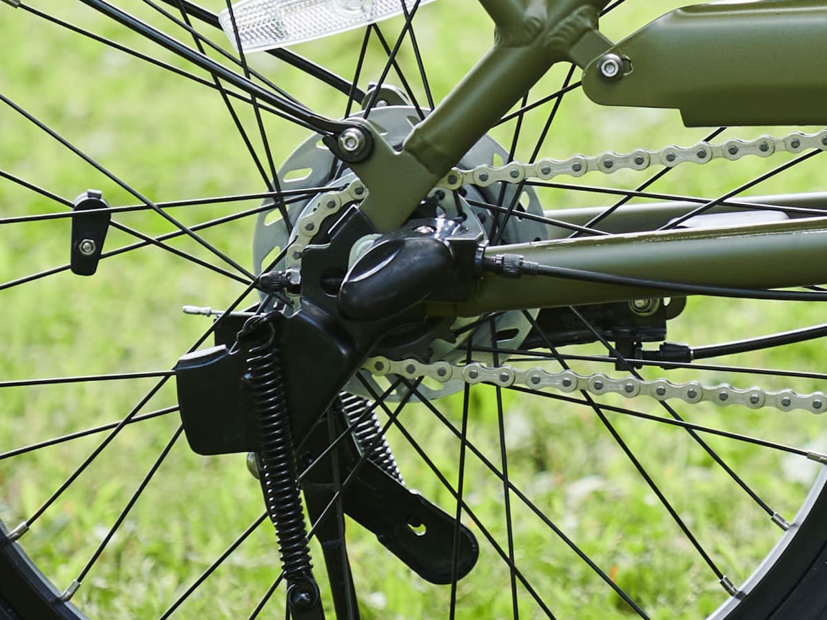 内装3段変速。泥や汚れに強く、多様なシーンの走行に対応