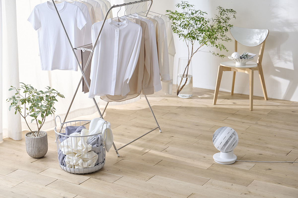 衣類への狙い撃ち送風が可能になった