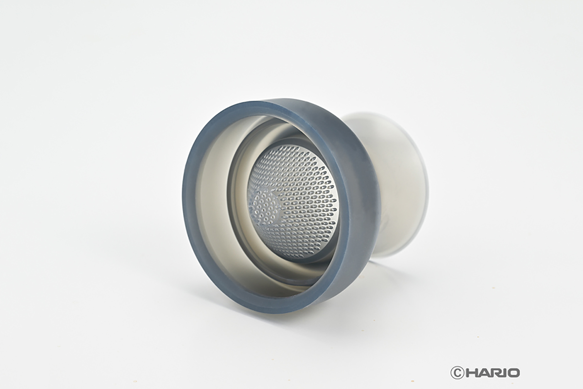フィルターと注ぎ口が一体になっている