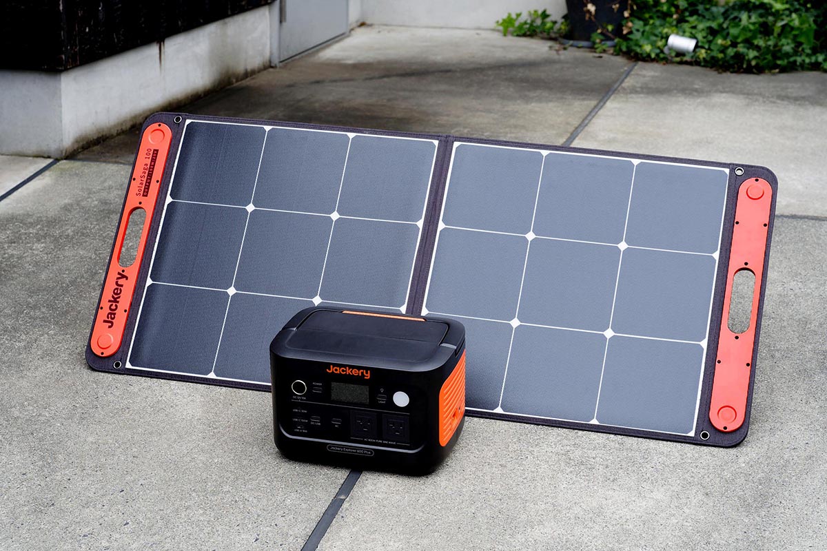 ポータブル電源とソーラーパネルのセット「Jackery Solar Generator 600 Plus」を実際に使ってみた