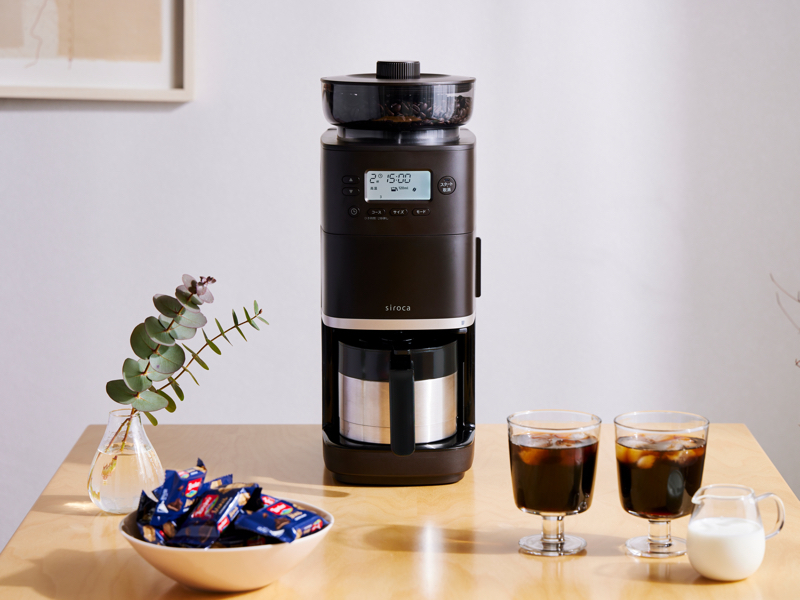 人気のコーヒーメーカーからステンレスサーバーモデルが登場