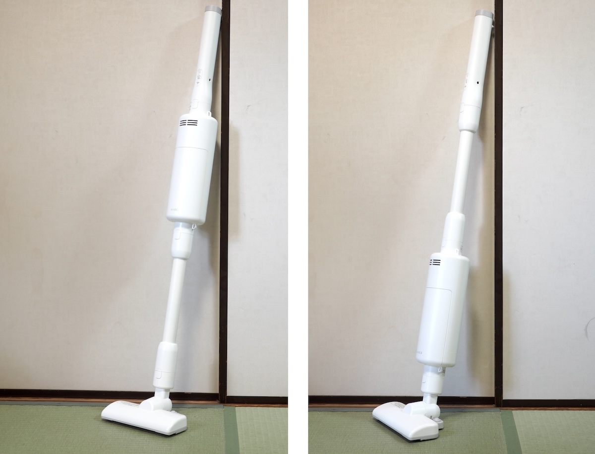 パーツを取り付ける順番を変えれば、モーター部を上にしたり下げたりできる