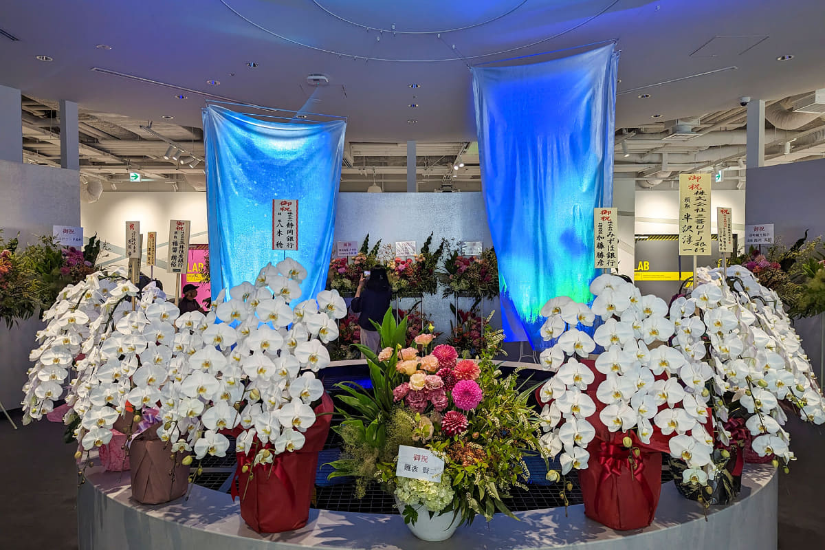 オープン当日のウェルカムエリア