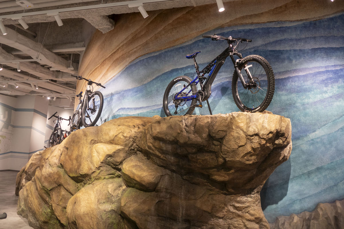 気になるe-bikeエリアへ